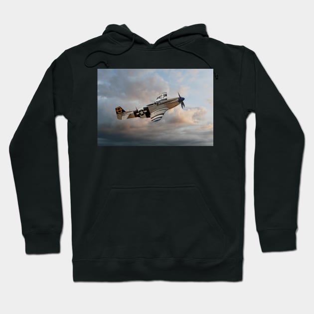 Jumpin' Jacques - P51 Mustang Hoodie by SteveHClark